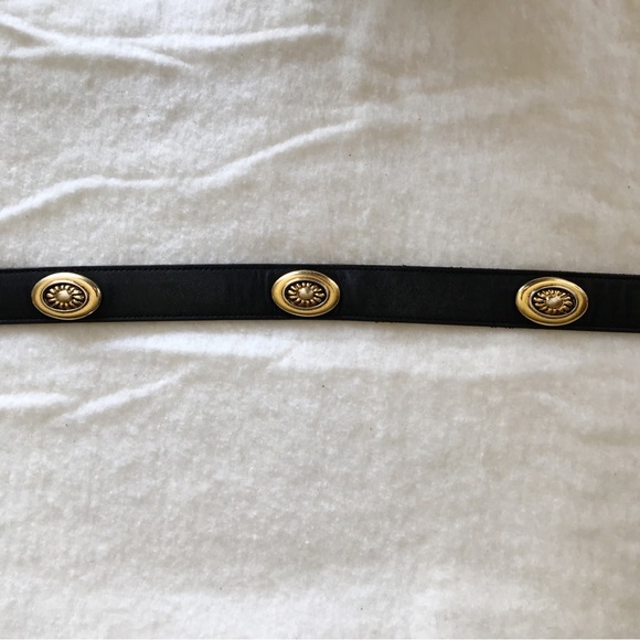 Vintage Cache Black Gold Statement Belt - Picture 10 of 12